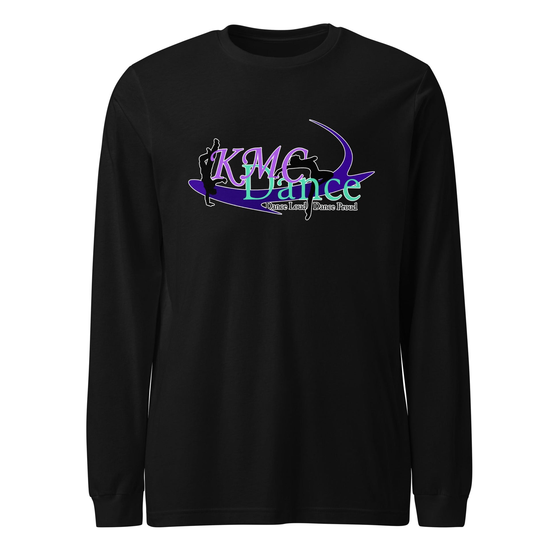 Performance | Long Sleeve Tee | KMC Dance & Gymnastics | Emblem Logo