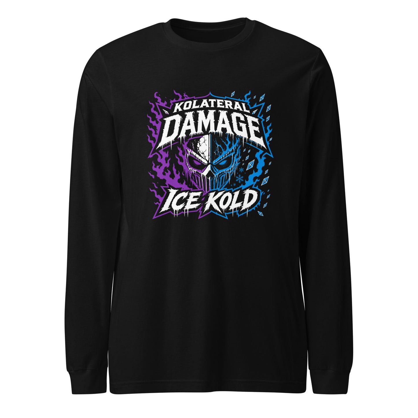 Performance | Long Sleeve Tee | Kolateral Damage E-Sports | Ice Kold Crest Logo