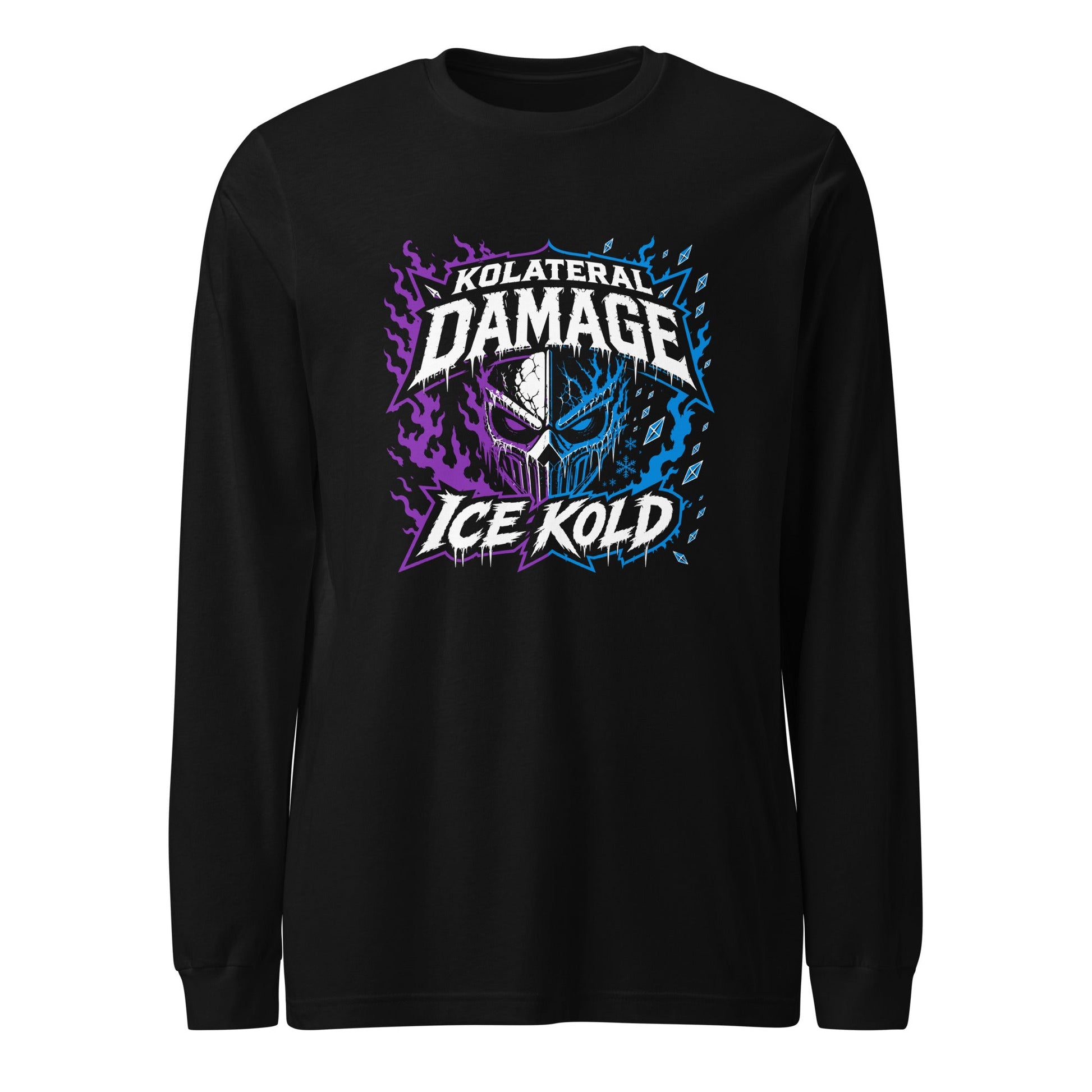 Performance | Long Sleeve Tee | Kolateral Damage E-Sports | Ice Kold Crest Logo