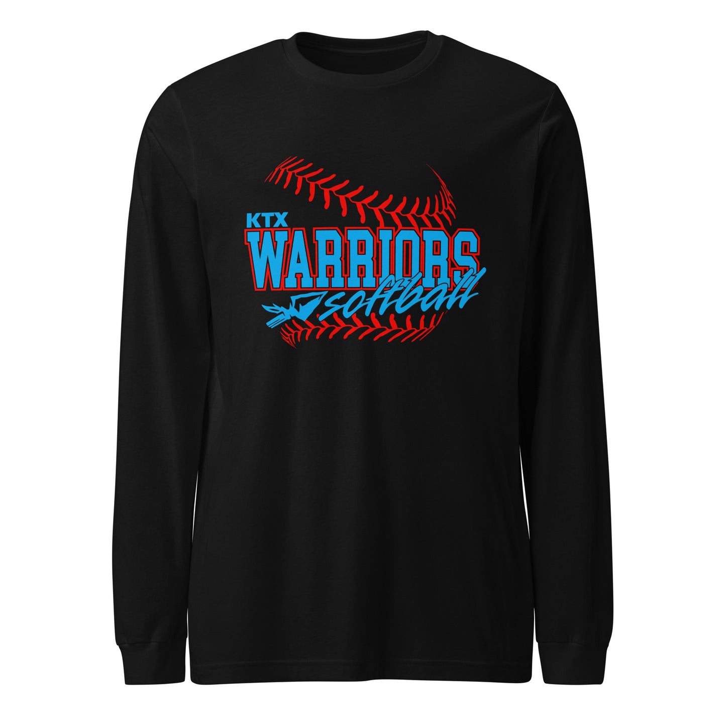 Performance | Long Sleeve Tee | KTX Warriors | Softball Logo