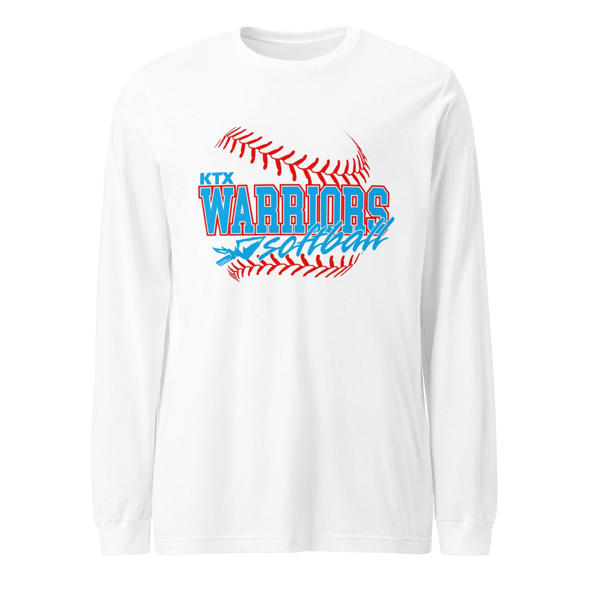 Performance | Long Sleeve Tee | KTX Warriors | Softball Logo