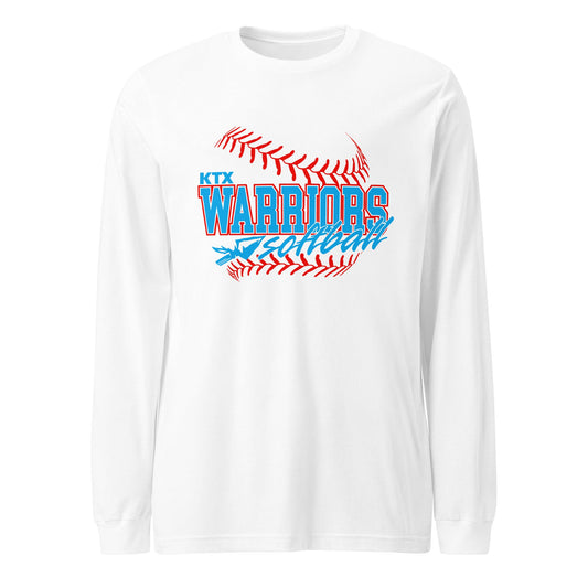 Performance | Long Sleeve Tee | KTX Warriors | Softball Logo