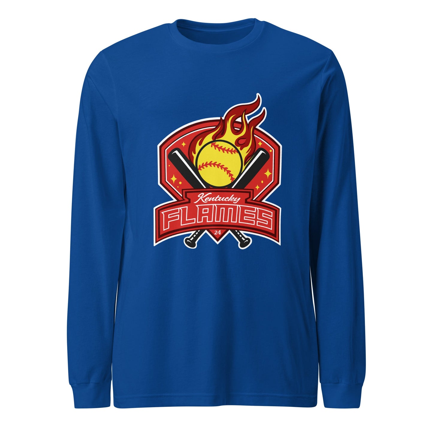 Performance | Long Sleeve Tee | KY Flames | Emblem Logo