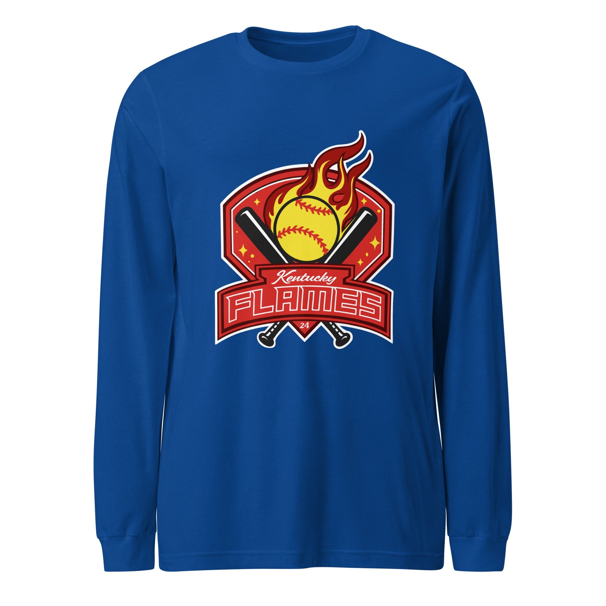 Performance | Long Sleeve Tee | KY Flames | Emblem Logo