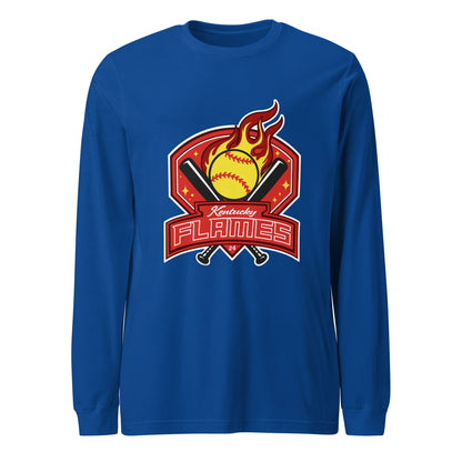 Performance | Long Sleeve Tee | KY Flames | Emblem Logo