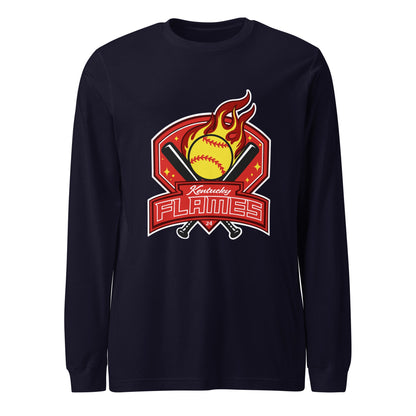 Performance | Long Sleeve Tee | KY Flames | Emblem Logo