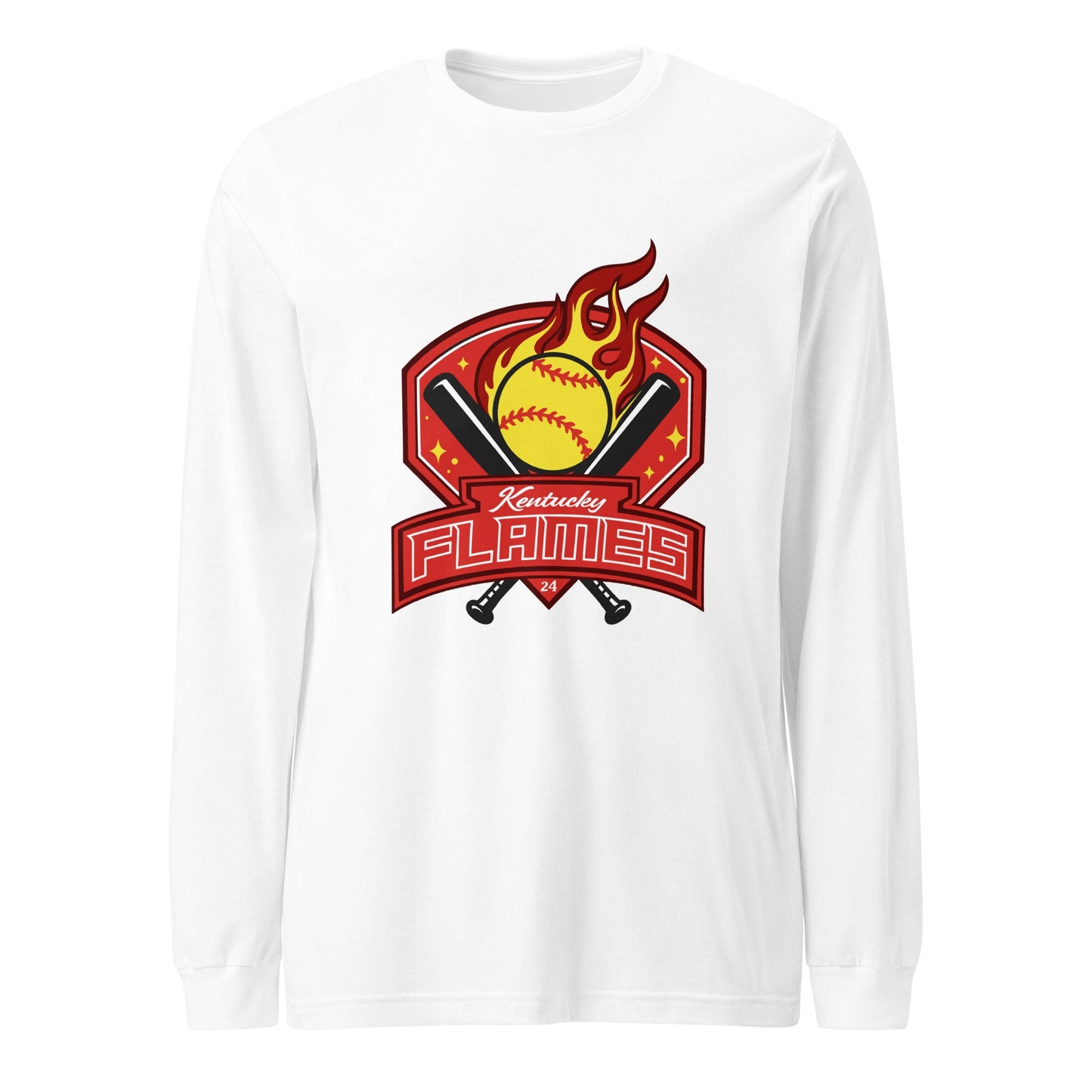 Performance | Long Sleeve Tee | KY Flames | Emblem Logo