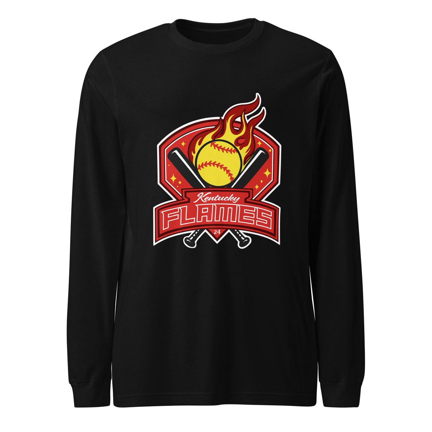 Performance | Long Sleeve Tee | KY Flames | Emblem Logo