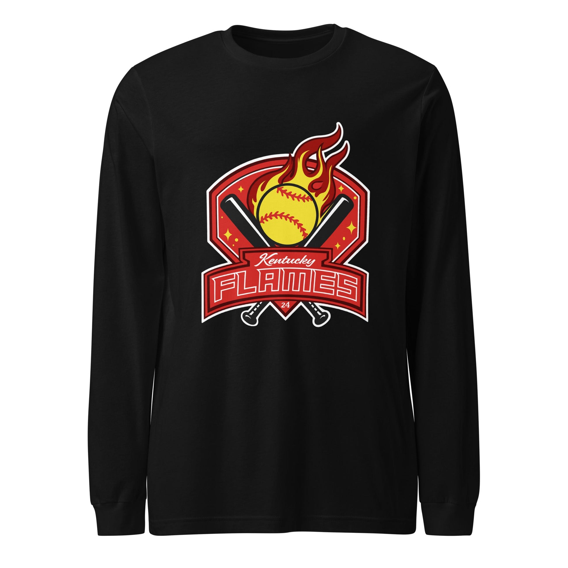 Performance | Long Sleeve Tee | KY Flames | Emblem Logo