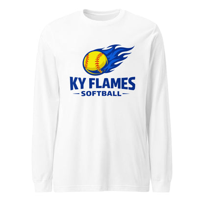 Performance | Long Sleeve Tee | KY Flames | Mark Logo