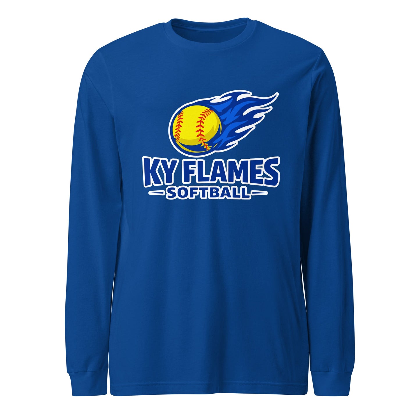 Performance | Long Sleeve Tee | KY Flames | Mark Logo