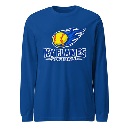 Performance | Long Sleeve Tee | KY Flames | Mark Logo