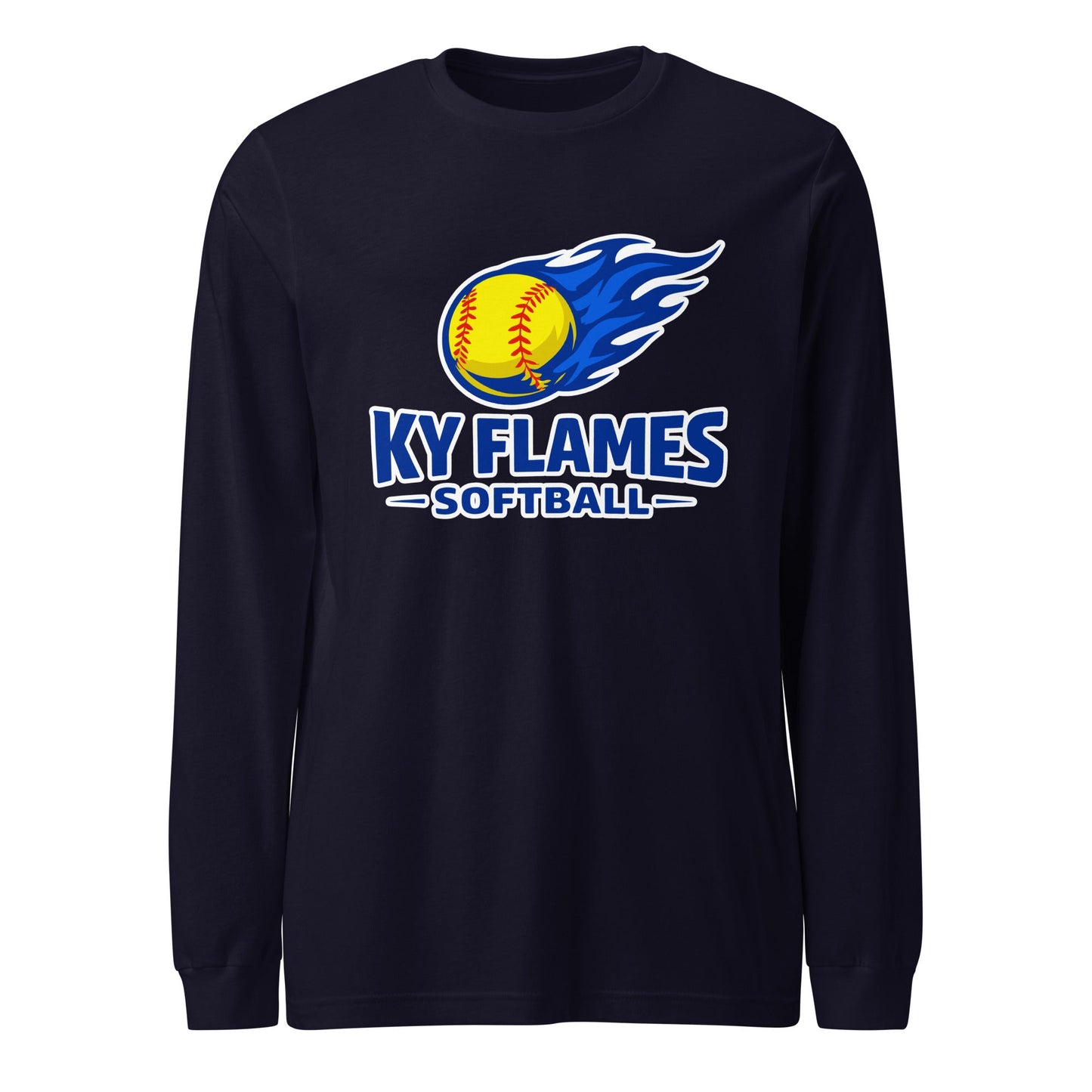 Performance | Long Sleeve Tee | KY Flames | Mark Logo