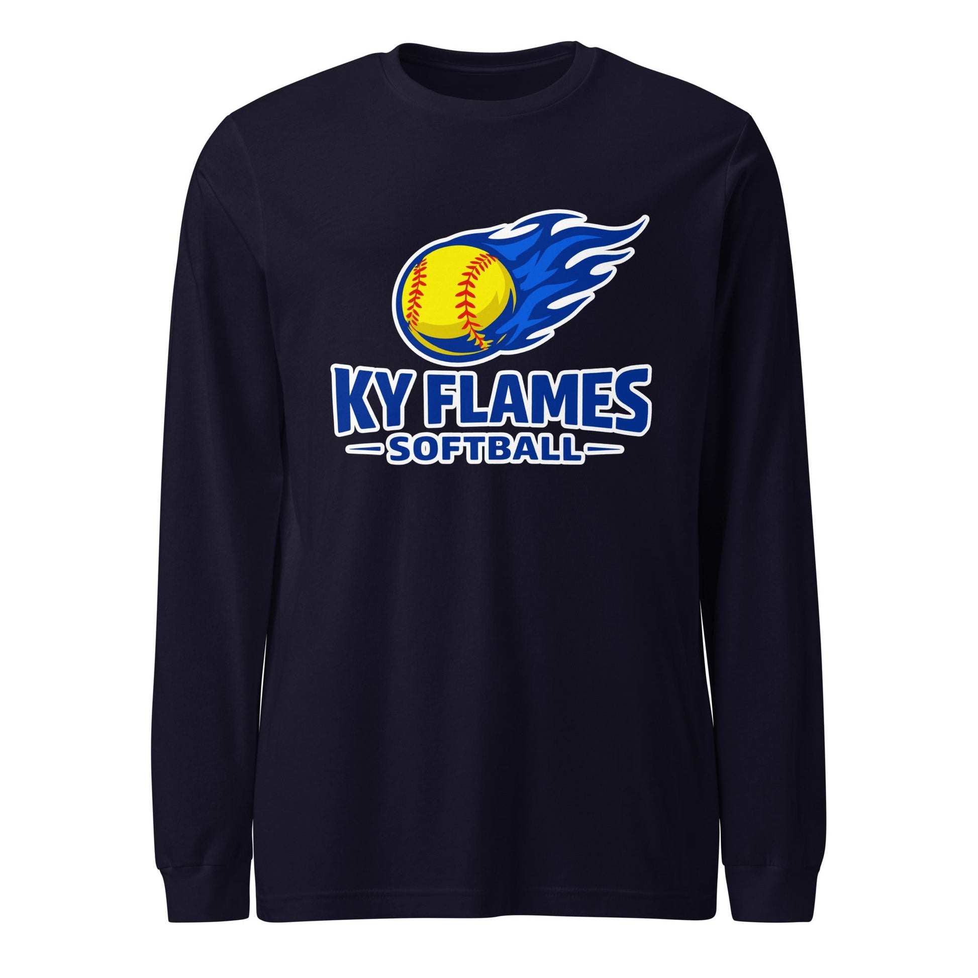Performance | Long Sleeve Tee | KY Flames | Mark Logo