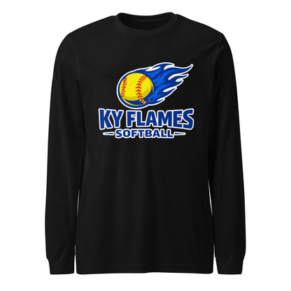 Performance | Long Sleeve Tee | KY Flames | Mark Logo