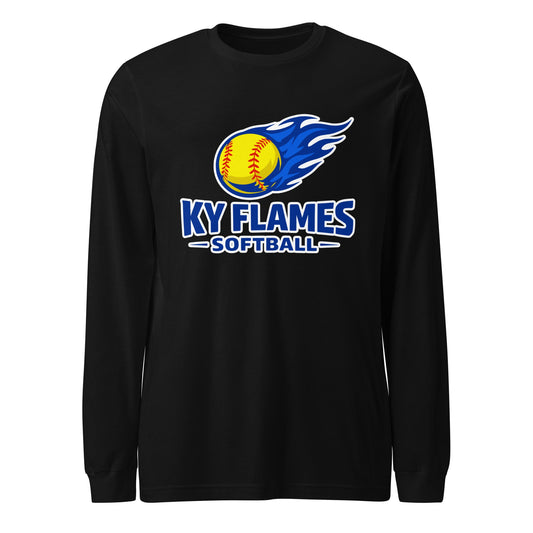 Performance | Long Sleeve Tee | KY Flames | Mark Logo