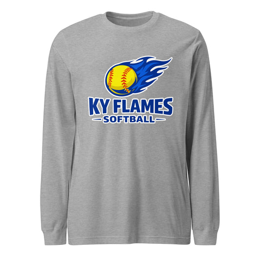 Performance | Long Sleeve Tee | KY Flames | Mark Logo