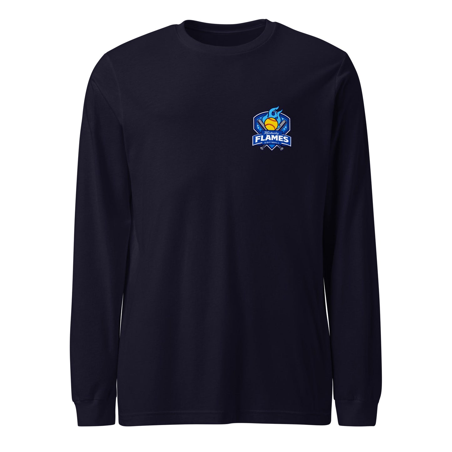 Performance | Long Sleeve Tee | KY Flames | Shield Logo