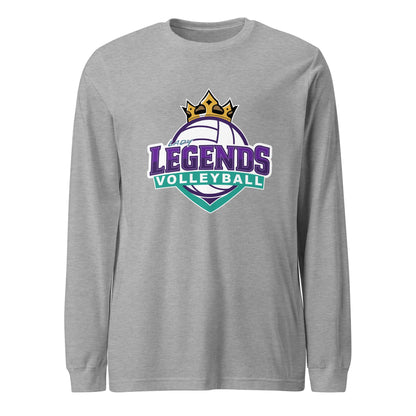 Performance | Long Sleeve Tee | Lady Legends Volleyball | Crown Logo