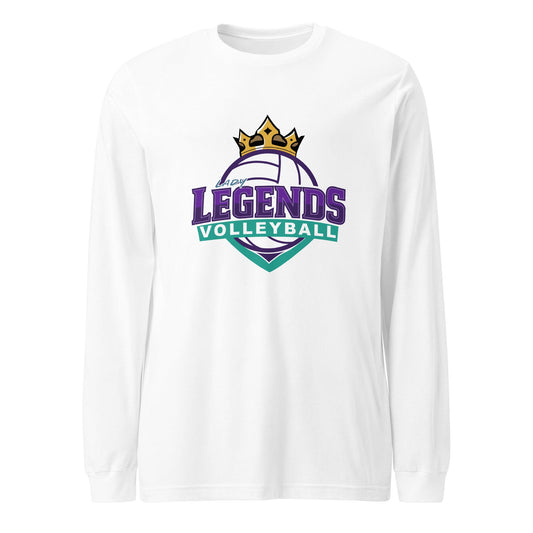 Performance | Long Sleeve Tee | Lady Legends Volleyball | Crown Logo