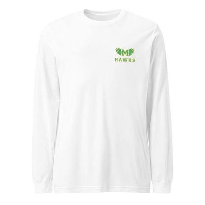 Performance | Long Sleeve Tee | Lake Minneola Hawks Football | Icon Logo