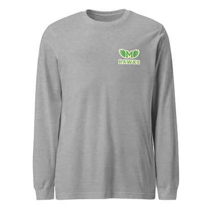 Performance | Long Sleeve Tee | Lake Minneola Hawks Football | Icon Logo
