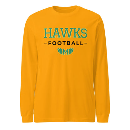 Performance | Long Sleeve Tee | Lake Minneola Hawks Football | Mark Logo