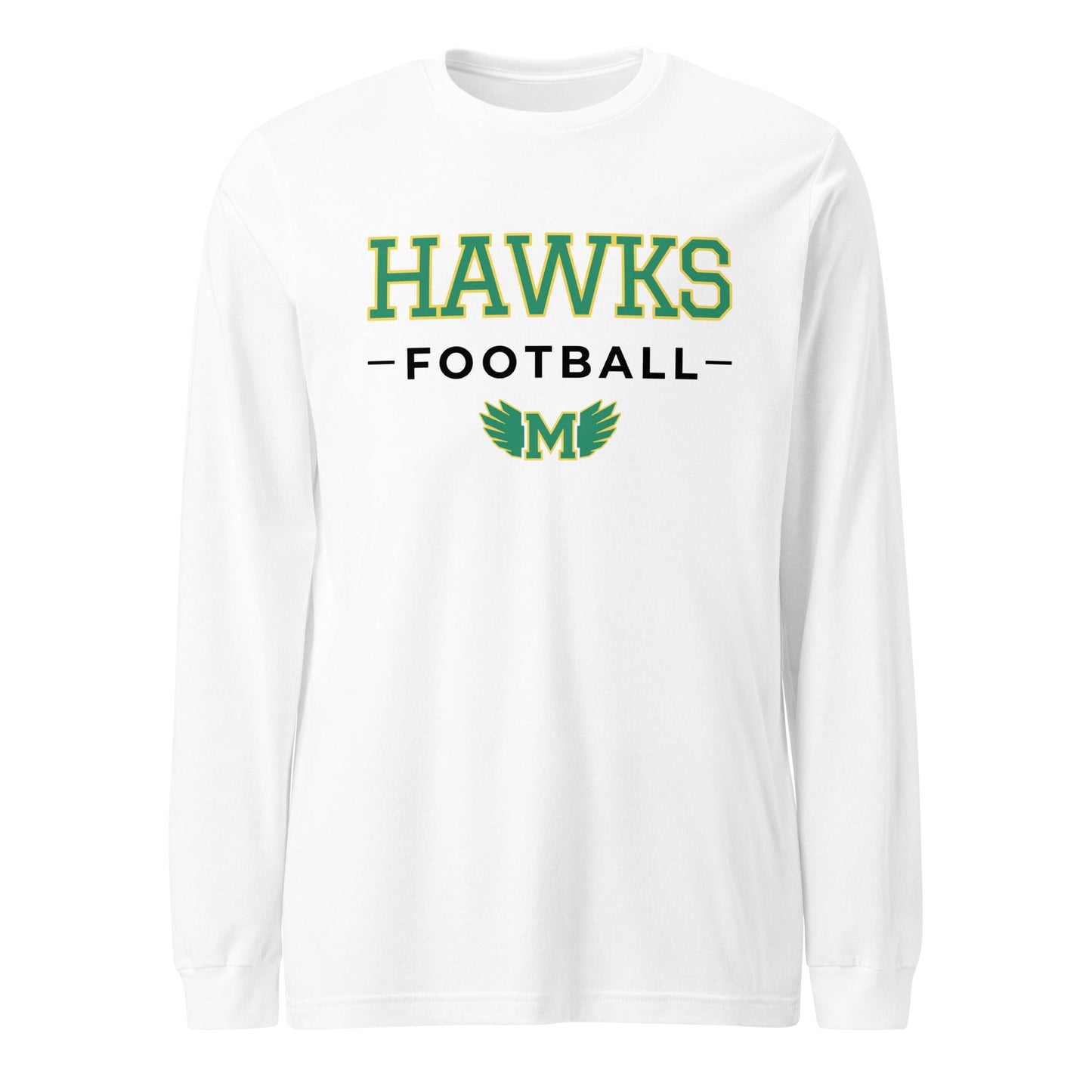 Performance | Long Sleeve Tee | Lake Minneola Hawks Football | Mark Logo