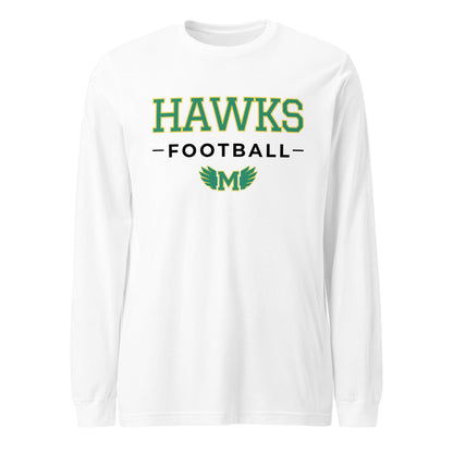 Performance | Long Sleeve Tee | Lake Minneola Hawks Football | Mark Logo