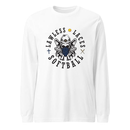 Performance | Long Sleeve Tee | Lawless Laces Softball | Bandana Mascot Logo