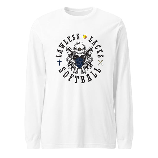 Performance | Long Sleeve Tee | Lawless Laces Softball | Bandana Mascot Logo