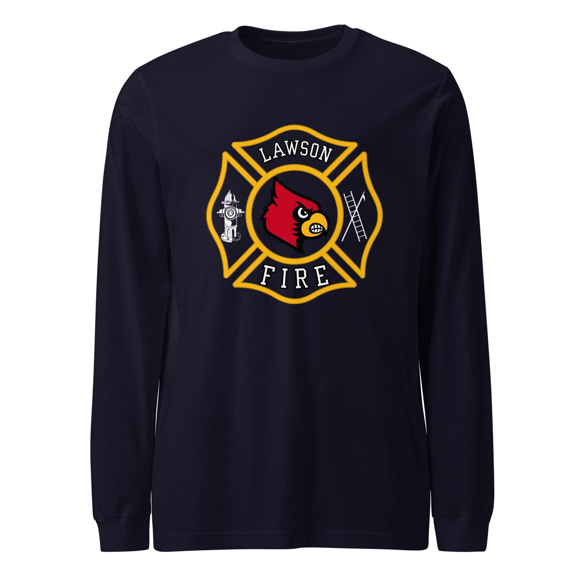Performance | Long Sleeve Tee | Lawson Fire Department | Crest Logo