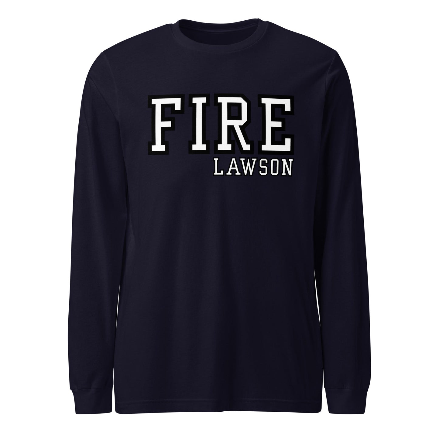 Performance | Long Sleeve Tee | Lawson Fire Department | Script Logo