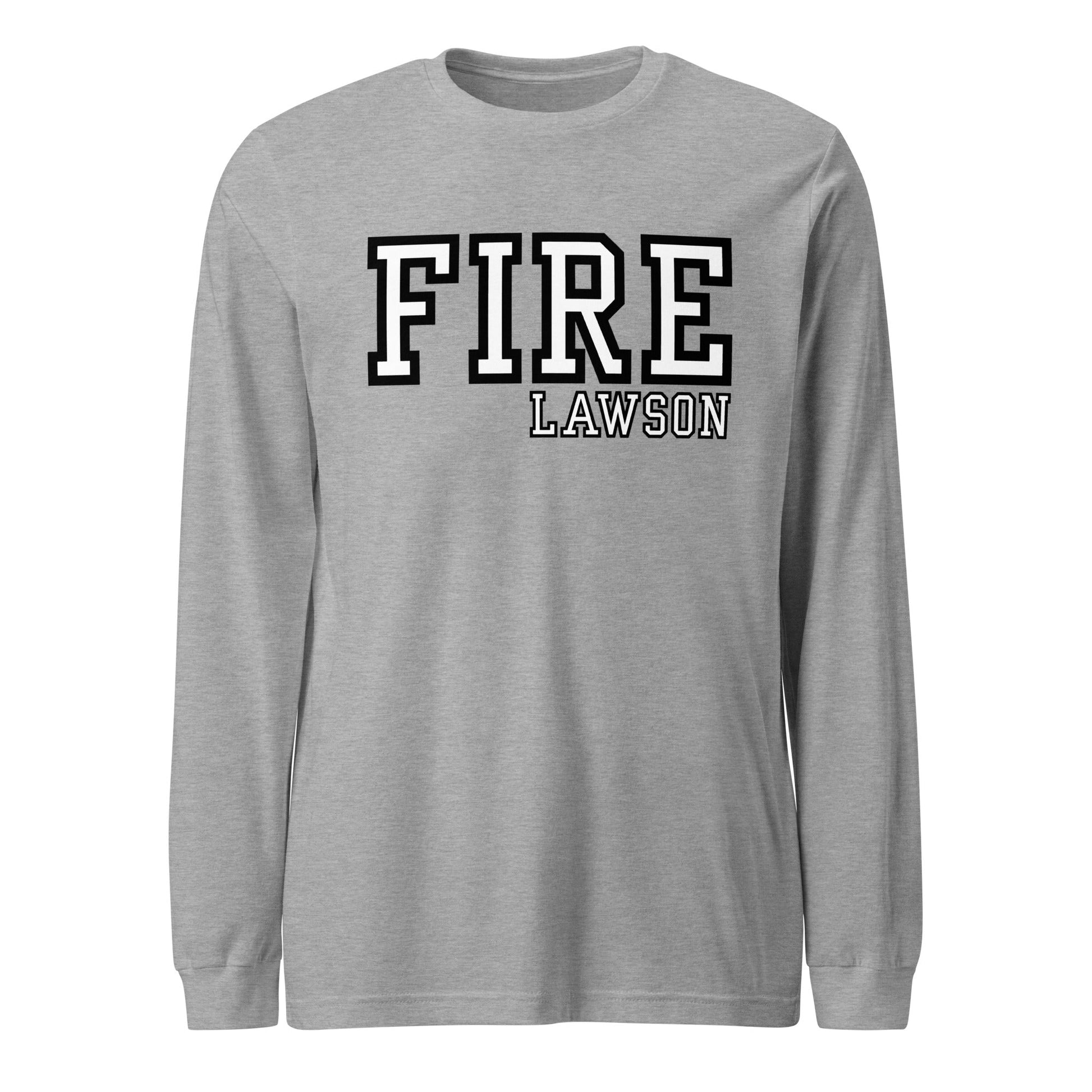 Performance | Long Sleeve Tee | Lawson Fire Department | Script Logo