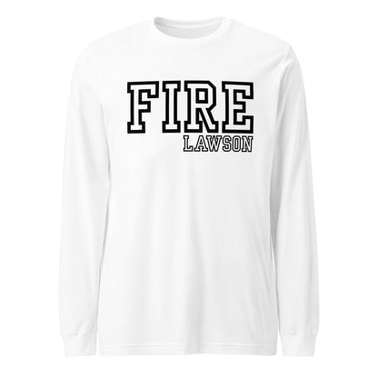 Performance | Long Sleeve Tee | Lawson Fire Department | Script Logo