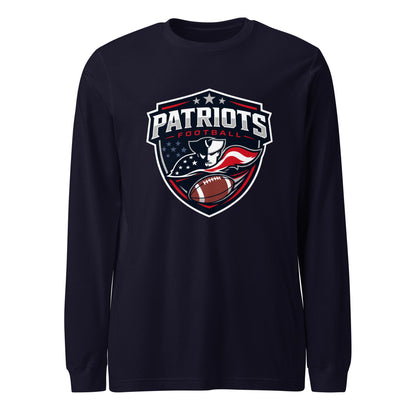 Performance | Long Sleeve Tee | LFMS Athletics | Patriots Football Logo