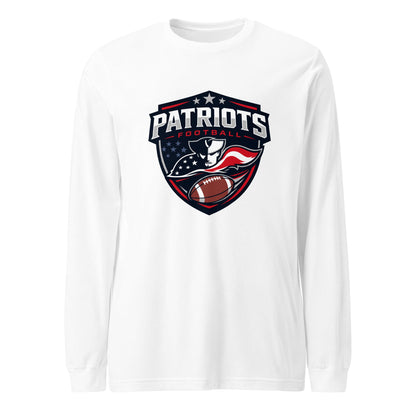Performance | Long Sleeve Tee | LFMS Athletics | Patriots Football Logo