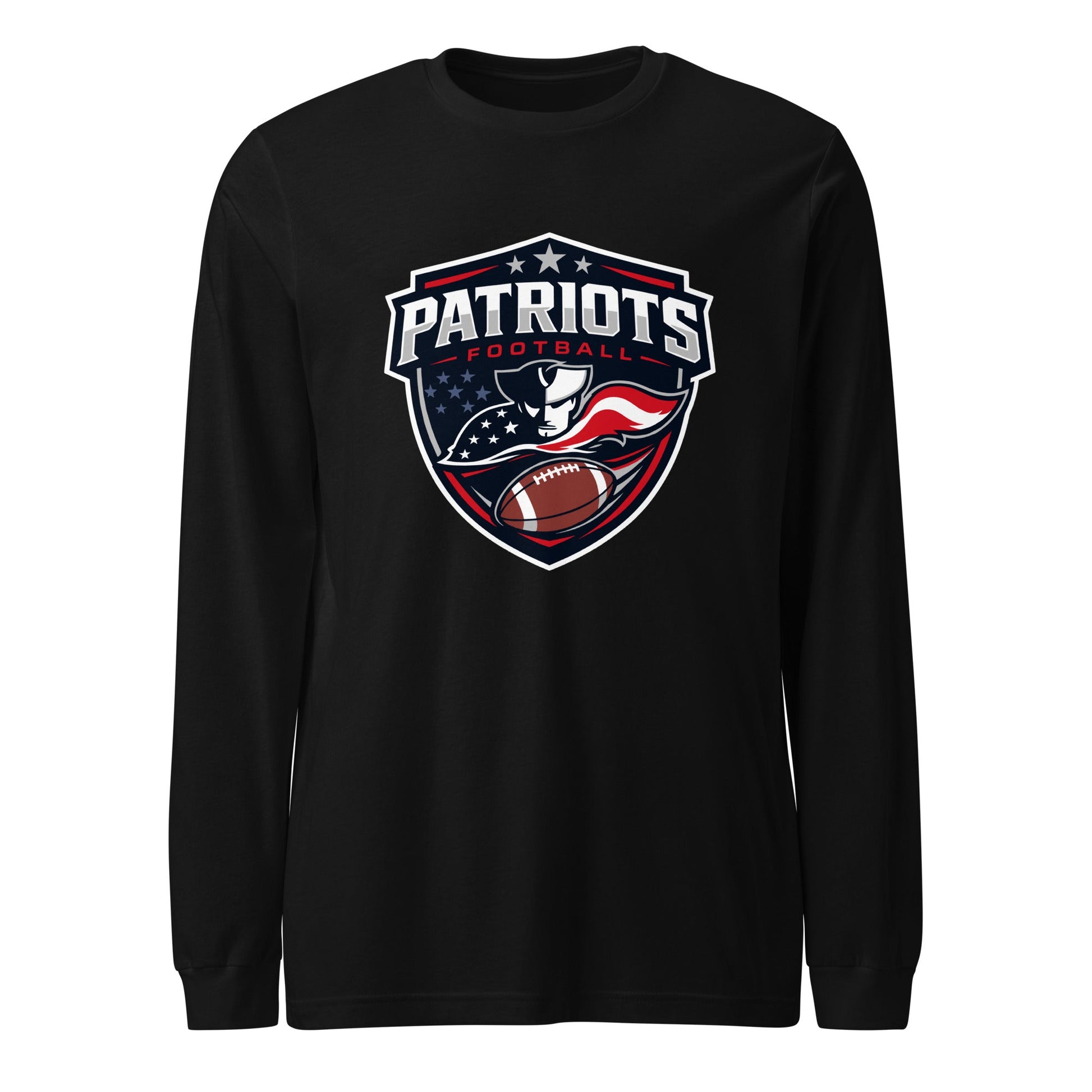 Performance | Long Sleeve Tee | LFMS Athletics | Patriots Football Logo