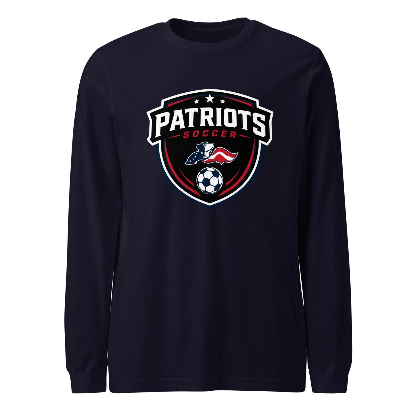 Performance | Long Sleeve Tee | LFMS Athletics | Patriots Soccer Logo