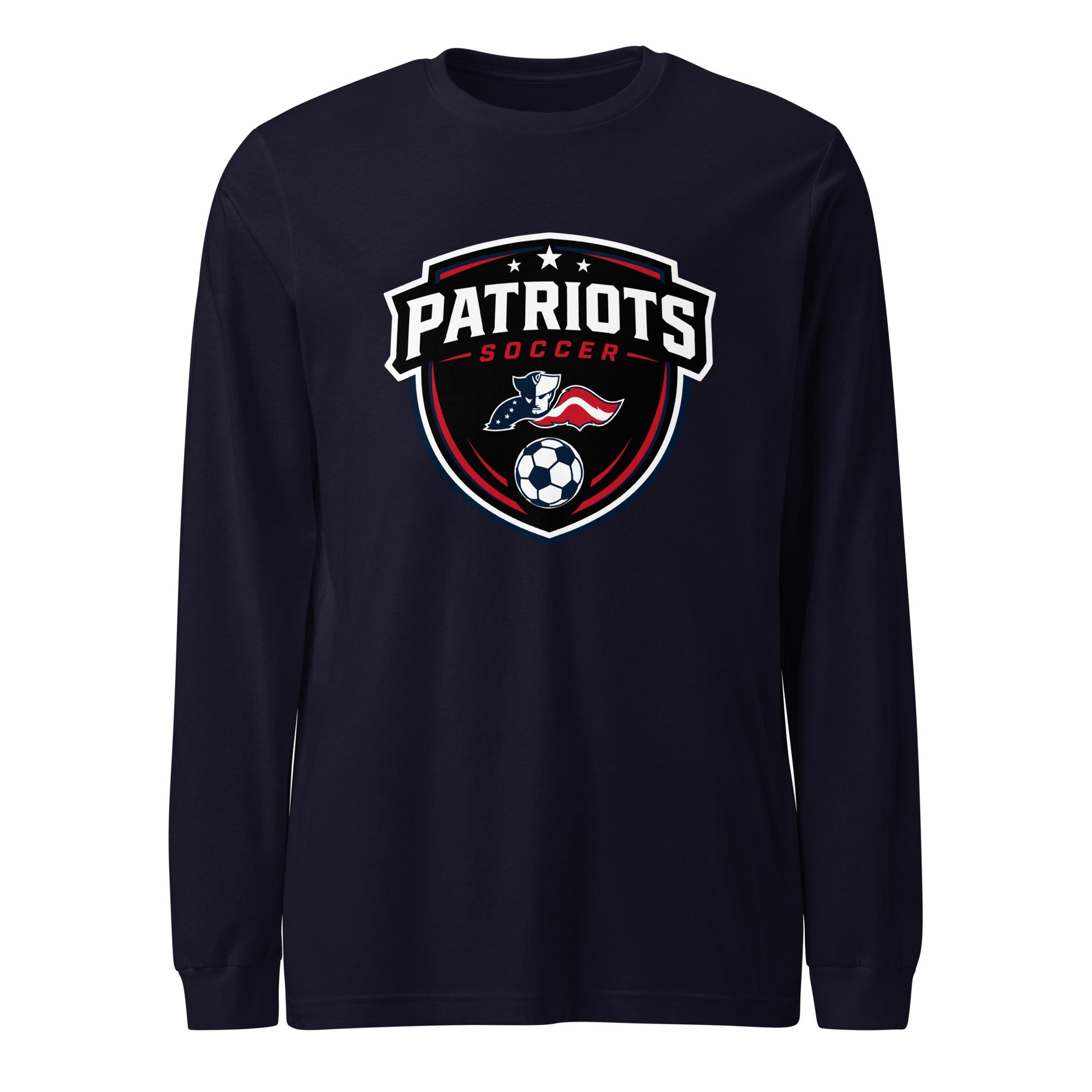 Performance | Long Sleeve Tee | LFMS Athletics | Patriots Soccer Logo