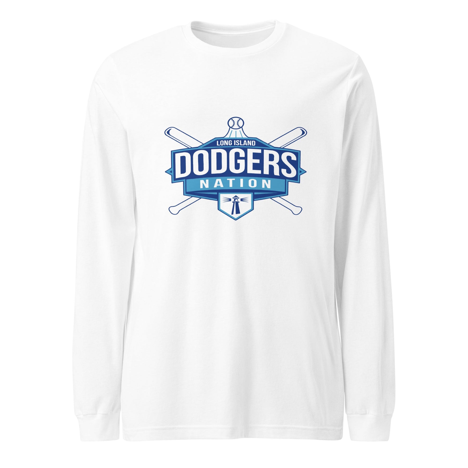 Performance | Long Sleeve Tee | LI Dodgers Nation | Varsity Crest Logo