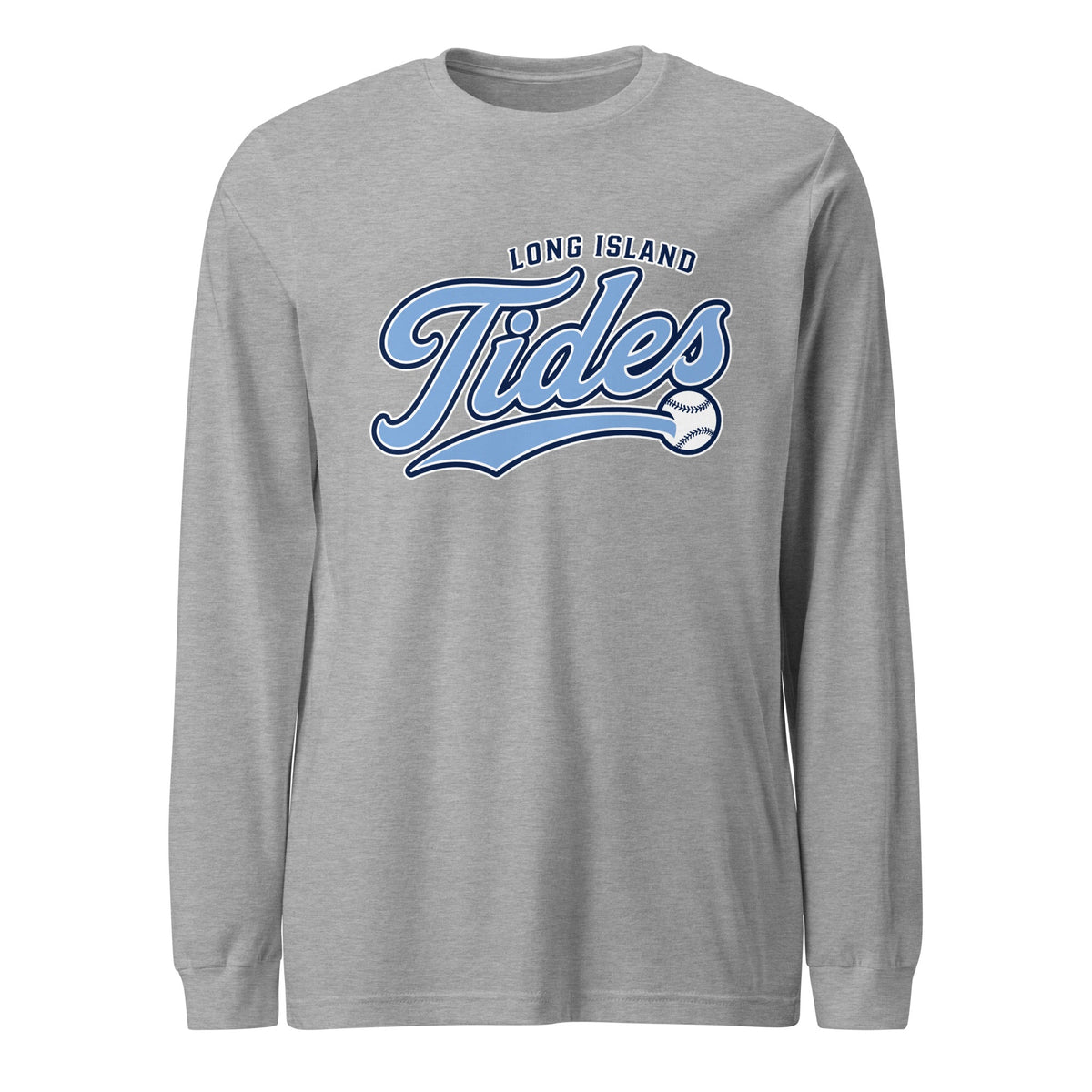 Performance | Long Sleeve Tee | Long Island Tides Baseball | Athletics Logo