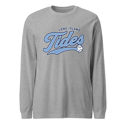 Performance | Long Sleeve Tee | Long Island Tides Baseball | Athletics Logo