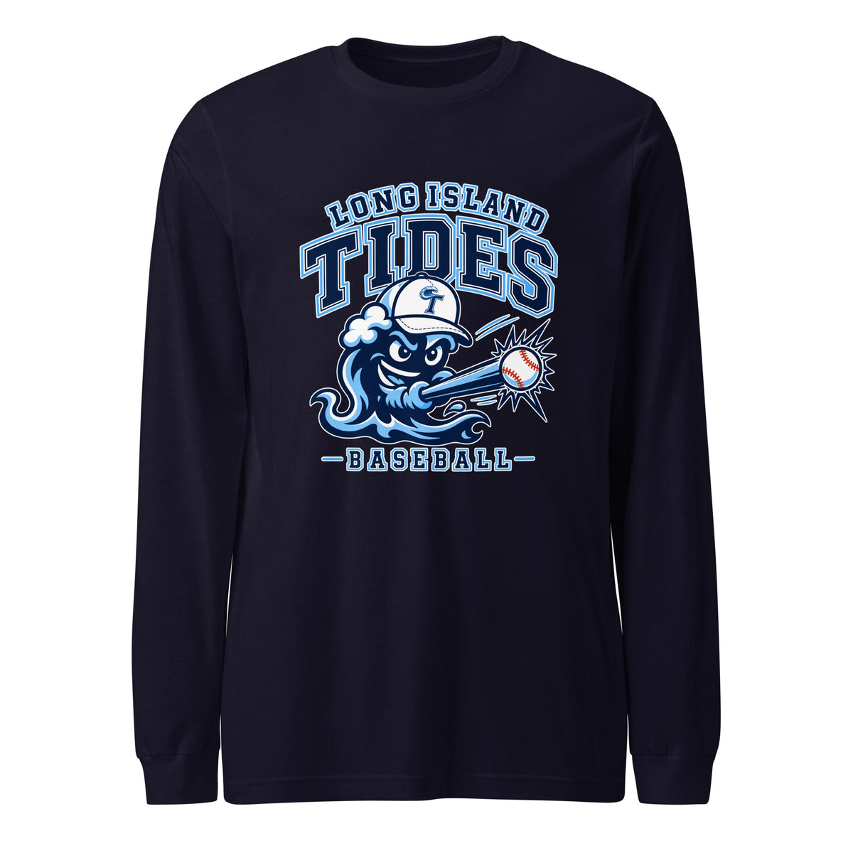 Performance | Long Sleeve Tee | Long Island Tides Baseball | Valor Logo