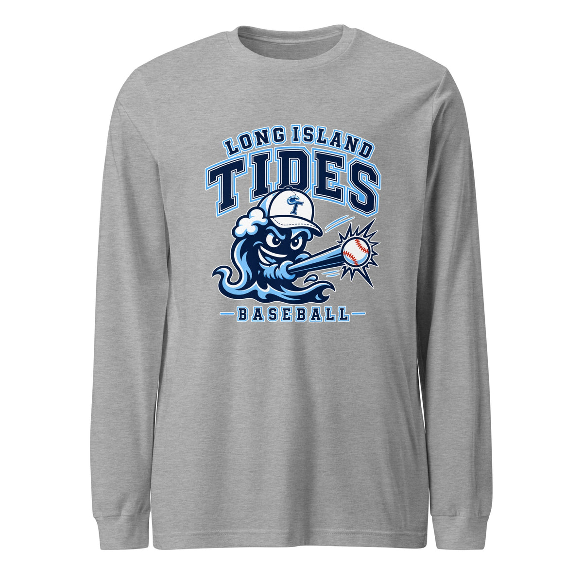 Performance | Long Sleeve Tee | Long Island Tides Baseball | Valor Logo