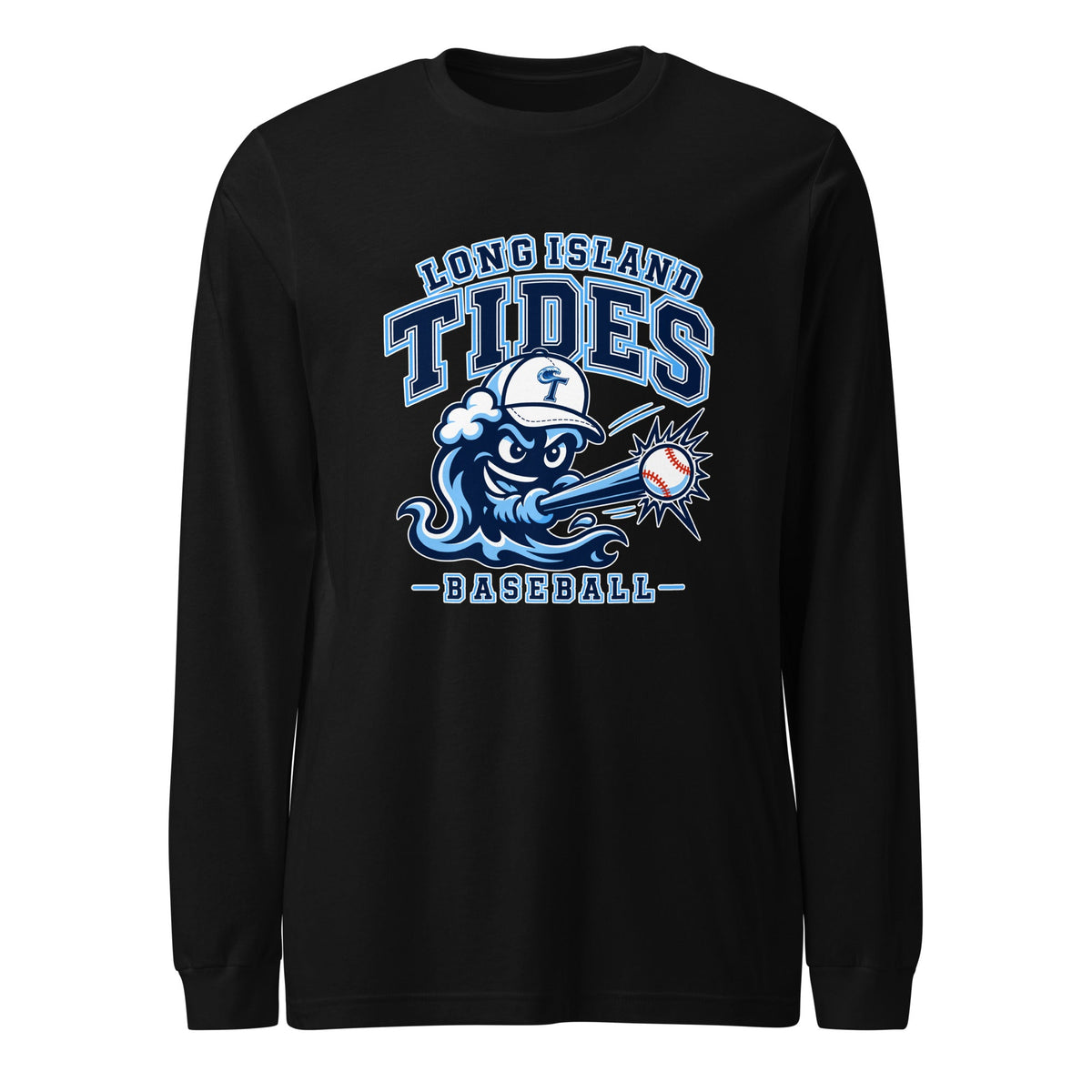 Performance | Long Sleeve Tee | Long Island Tides Baseball | Valor Logo