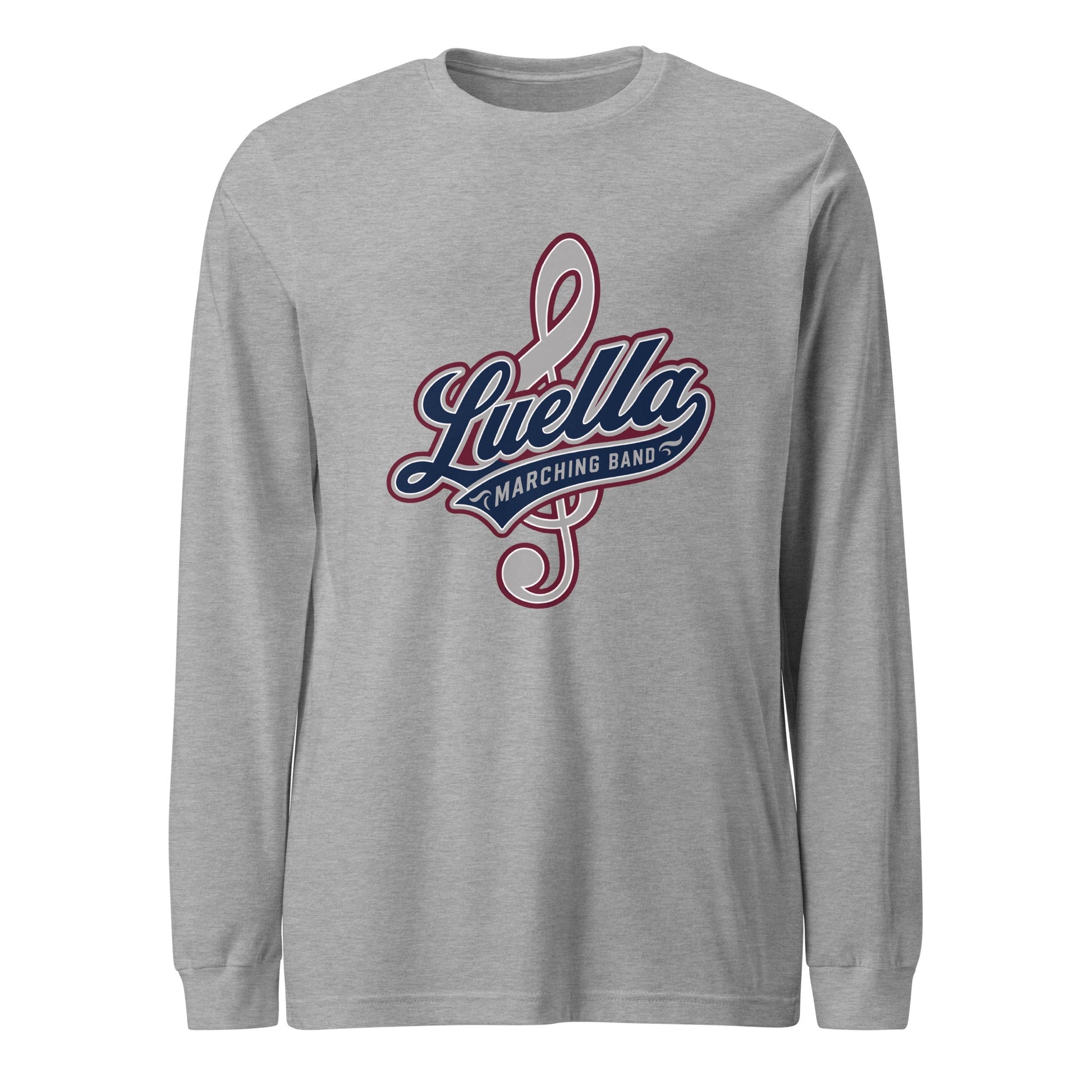 Performance | Long Sleeve Tee | Luella High School Marching Band | Crest Logo
