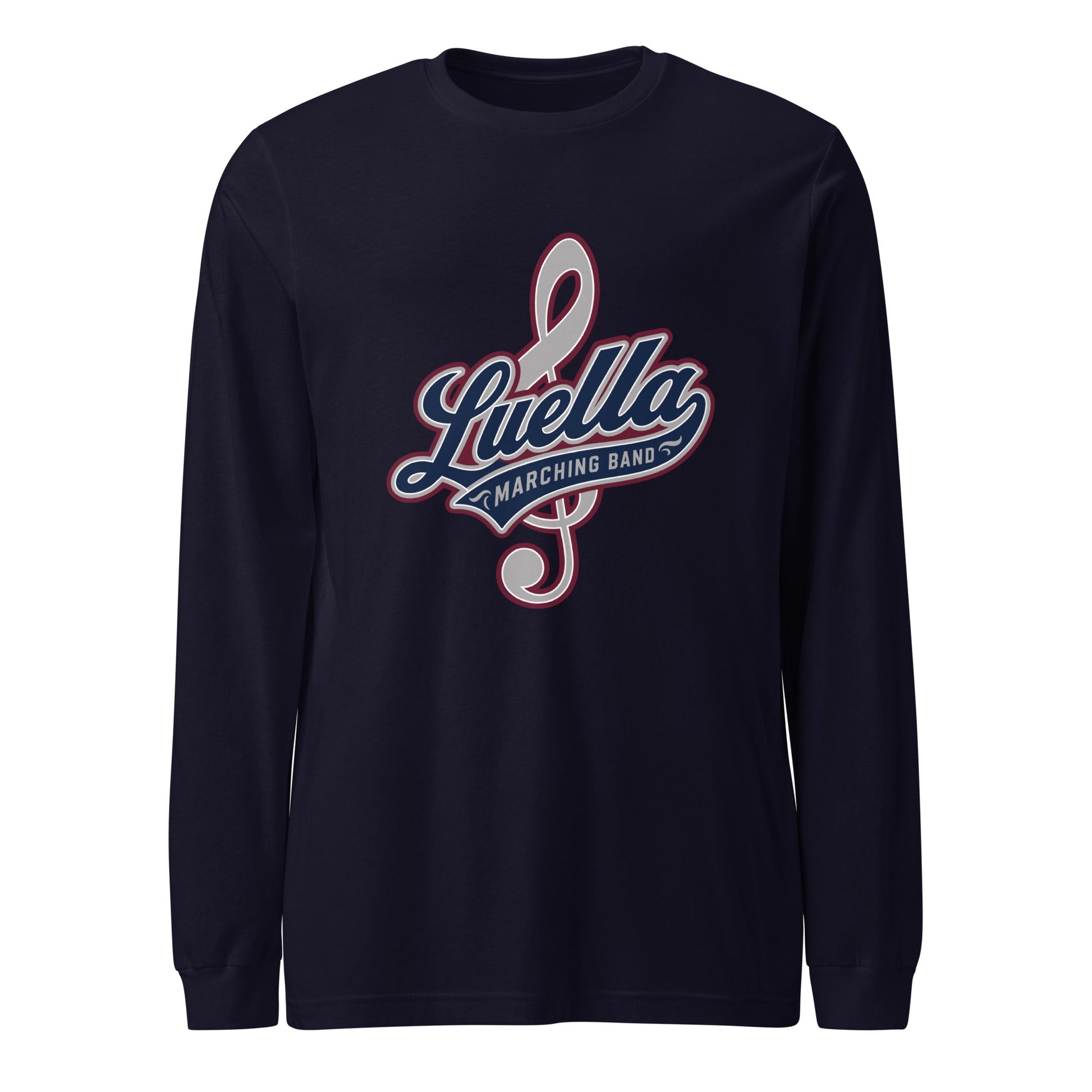 Performance | Long Sleeve Tee | Luella High School Marching Band | Crest Logo