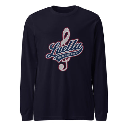 Performance | Long Sleeve Tee | Luella High School Marching Band | Crest Logo