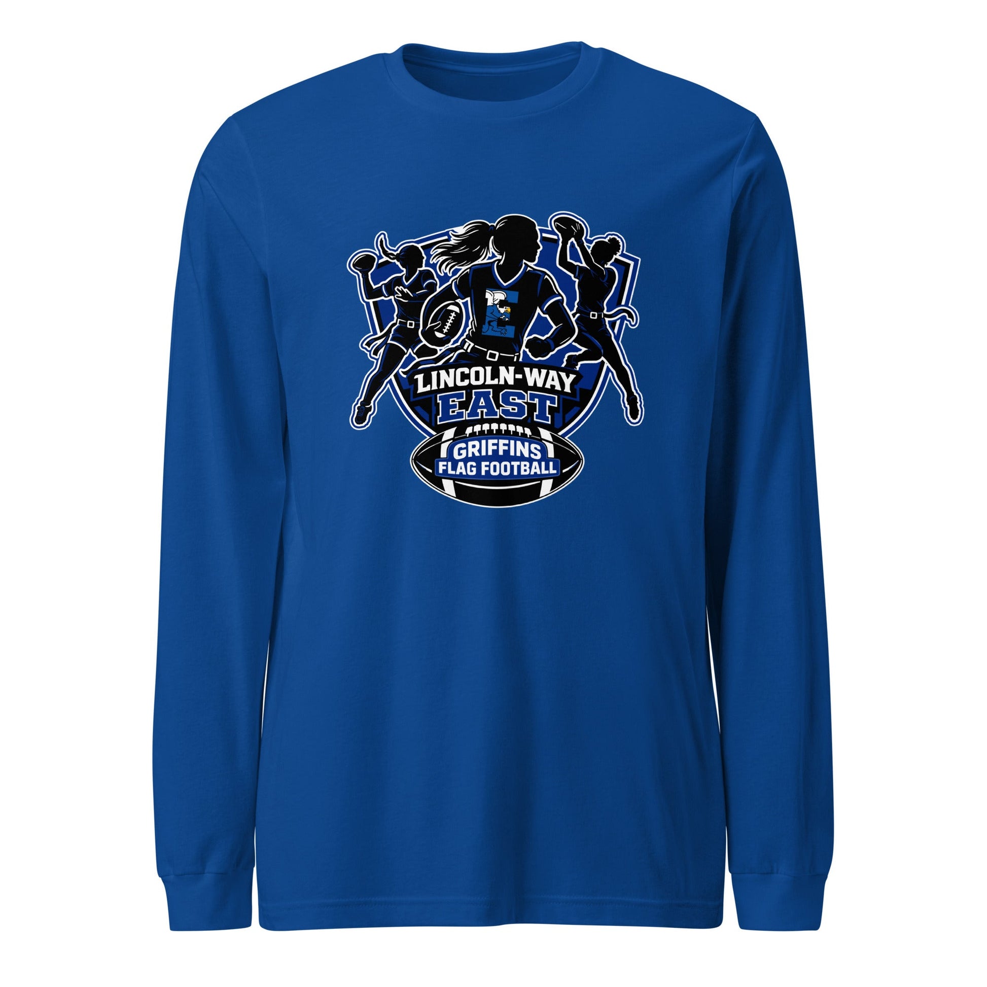 Performance | Long Sleeve Tee | LWE Flag Football | Athletics Logo